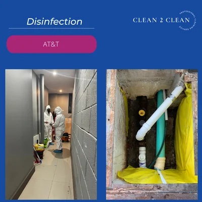 at-t disinfection