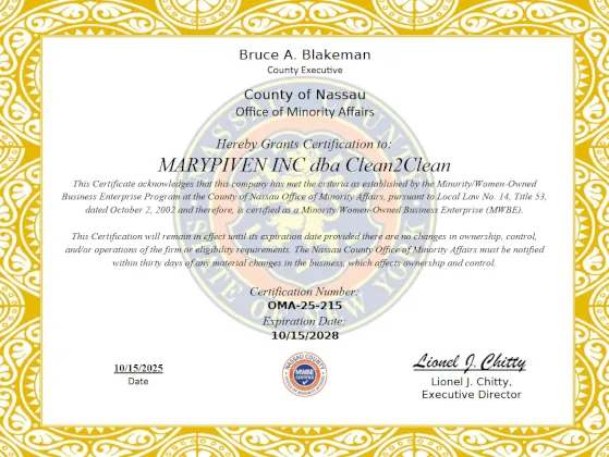 MWBE-certificate