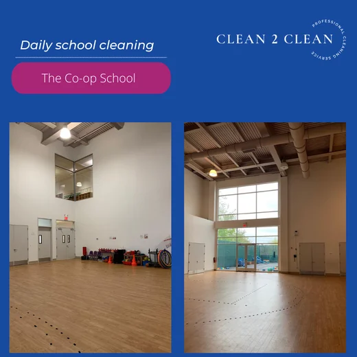 school cleaning portfolio